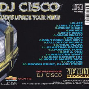 洋楽 g-rap DJ CISCO LOOPS UPSIDE YOUR HEAD Loops Upside Your Head by DJ Cisco (CD 1999 PR Records) in